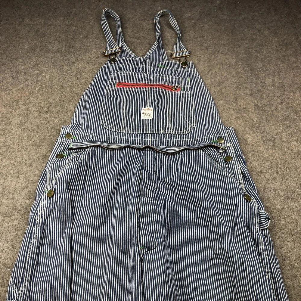 Vintage Pointer Brand Overalls Mens 36x32 Workwear Utility USA 90s - Picture 6 of 15